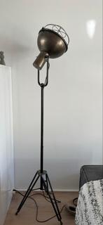 Vloerlamp industriële brons 180 cm hoog, Huis en Inrichting, Ophalen, 150 tot 200 cm