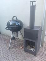 Barbecue met hoes en accessoires, Tuin en Terras, Buitenkeukens, Ophalen, Gebruikt, Houtskool, Onbekend