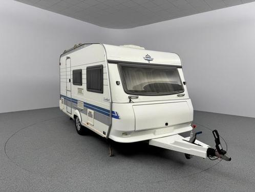 Hobby Excellent Easy 400 SF Marvella luifel, Caravans en Kamperen, Caravans, Bedrijf, Treinzit, Hobby, Vast bed, 4 tot 5 meter