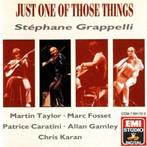 Stéphane Grappelli – Just One Of Those Things CD, Cd's en Dvd's, Ophalen of Verzenden, 1980 tot heden, Gebruikt, Jazz