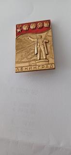 Badge Leningrad WW2 USSR Lenin, Verzamelen, Ophalen of Verzenden, Zo goed als nieuw, Overige onderwerpen