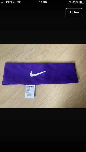 Nieuw: Paarse Nike Hoofdband beschikbaar voor biedingen