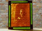 Glas in lood raam meisje De Peinzende naar Nicolaes Maes, Antiek en Kunst, Ophalen of Verzenden