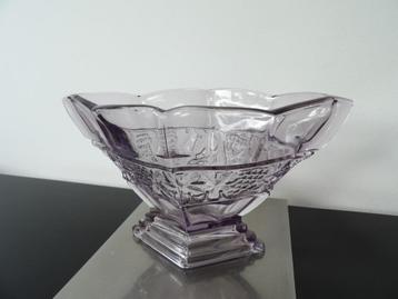 Art Deco Vaas Walther, Mauve beschikbaar voor biedingen