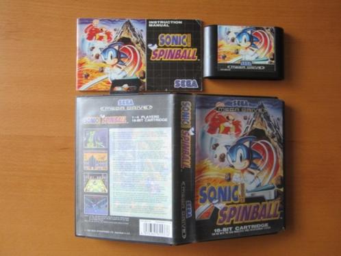 Sonic the Hedgehog Spinball Sega Mega Drive Megadrive, Spelcomputers en Games, Games | Sega, Gebruikt, Mega Drive, Overige genres