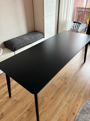 IKEA Lisabo eettafel - Zwart, bijna nieuw! beschikbaar voor biedingen
