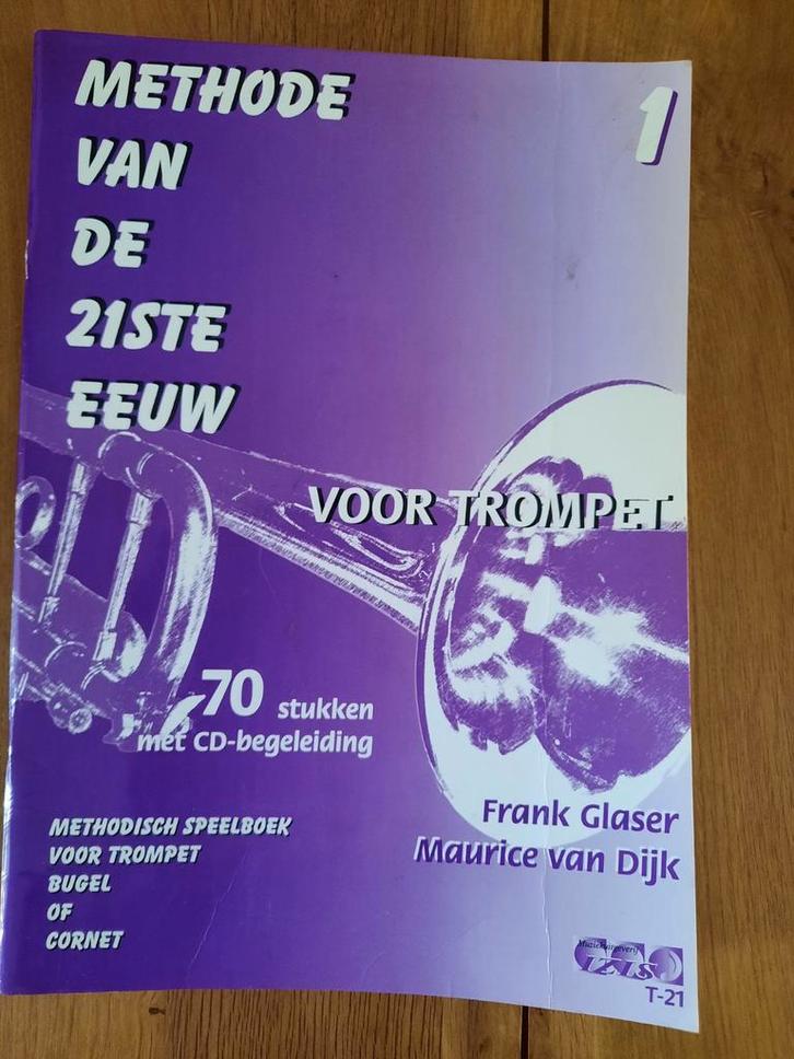 lesboek-Methode van de 21ste Eeuw Vol.1 Trompet + cd, Muziek en Instrumenten, Bladmuziek, Gebruikt, Les of Cursus, Trompet, Ophalen of Verzenden