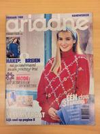 Ariadne.      Februari 1989.              Haken en breien., Ophalen of Verzenden, 1980 tot heden, Nederland, Tijdschrift