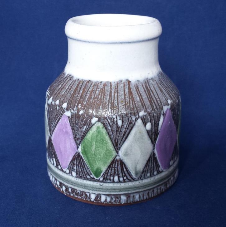 Laholms Sweden - retro Scandinavisch vaasje van keramiek, Antiek en Kunst, Antiek | Keramiek en Aardewerk, Ophalen of Verzenden