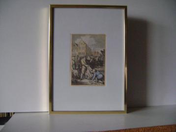 Tekening ingekleurd Jacobus Buys 1783 beschikbaar voor biedingen