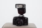 Minolta Dynax 300si met flitser, Audio, Tv en Foto, Fotocamera's Analoog, Ophalen of Verzenden, Gebruikt, Spiegelreflex, Minolta