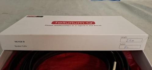 Tellurium Q Silver II, Audio, Tv en Foto, Audiokabels en Televisiekabels, Zo goed als nieuw, Luidsprekerkabel, Minder dan 2 meter