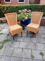 2 rieten stoelen.   eetkamer of voor in de serre, Antiek en Kunst, Ophalen