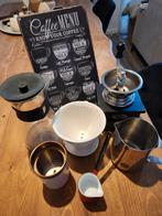 Koffiehoek Set: Molen, Filter, Kan & Meer!, Ophalen of Verzenden, Gebruikt, Overige materialen, Pot, Bus of Blik