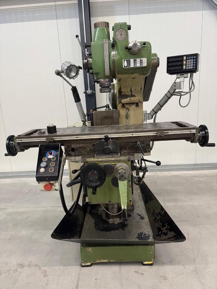 Abene universele freesbank incl 3-as Mitutoyo dig. Uitlezing, Doe-het-zelf en Verbouw, Gereedschap | Freesmachines, Gebruikt, Elektrisch