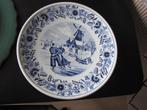 Wandbord met Hollands wintertafereel Royal Sphinx Regout, Ophalen, Zo goed als nieuw