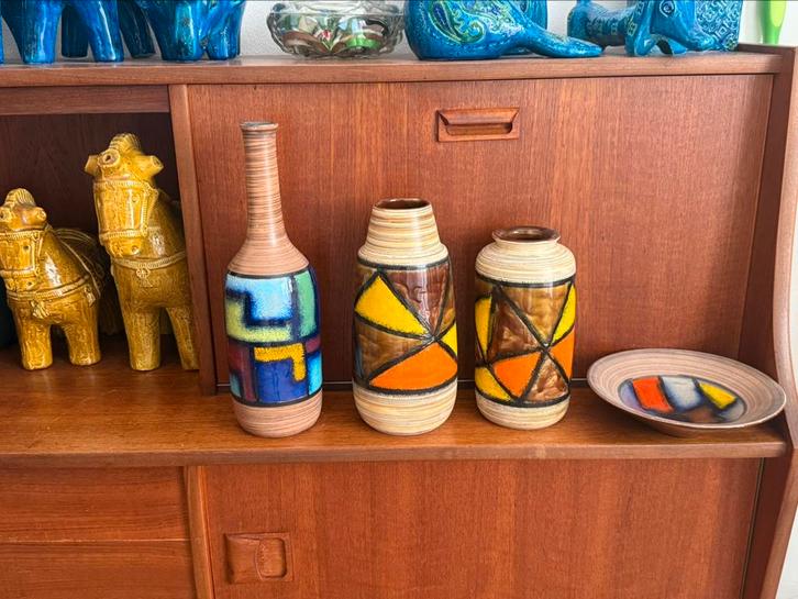 Bitossi keramiek / vazen, Antiek en Kunst, Antiek | Keramiek en Aardewerk, Ophalen