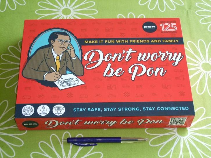 Don't worry, be pon - Mens erger je niet, Hobby en Vrije tijd, Gezelschapsspellen | Bordspellen, Nieuw, Een of twee spelers, Drie of vier spelers