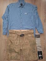 Lederhose 50 Trachten overhemd kousen oktoberfeest, Ophalen, Zo goed als nieuw, Maat 48/50 (M), Stockerpoint