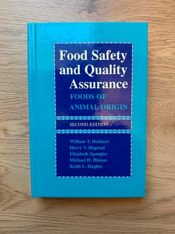 Food Safety and Quality Assurance: Foods of Animal Origin beschikbaar voor biedingen