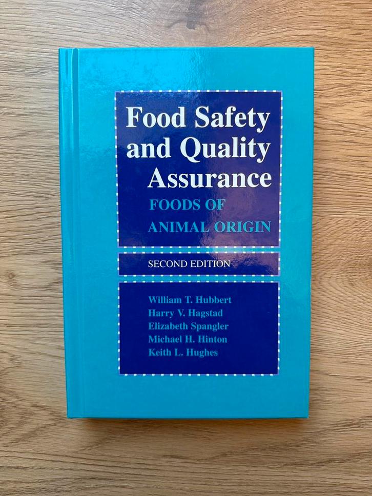 Food Safety and Quality Assurance: Foods of Animal Origin, Boeken, Wetenschap, Zo goed als nieuw, Overige wetenschappen, Ophalen