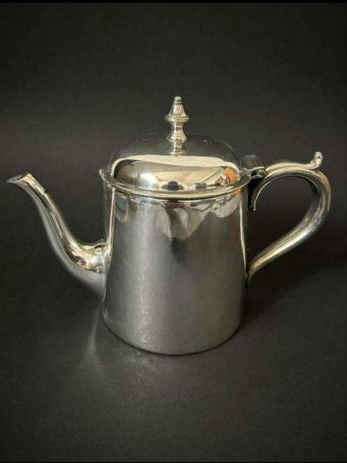 Antiek Verzilverd Engels Theepotje, Begin 1900, Antiek en Kunst, Antiek | Servies los, Ophalen of Verzenden