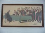 Litho ADRIEN BARRERE (1874-1931) - L'EXAMEN DES MAGISTRATS, Antiek en Kunst, Kunst | Litho's en Zeefdrukken, Ophalen