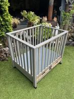 babybox grijs, Kinderen en Baby's, Boxen, Ophalen, Gebruikt, Boxkleed