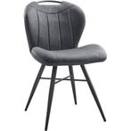 4 Zo Goed Als Nieuwe Eetkamerstoelen Antraciet, Huis en Inrichting, Ophalen, Zo goed als nieuw, Vier, Stof