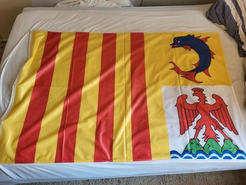 Vlag van Provence-Alpes-Côte d'Azur Frankrijk 100x150, Diversen, Vlaggen en Wimpels, Zo goed als nieuw, Ophalen of Verzenden