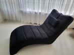 Zwarte ligbank, Huis en Inrichting, Banken | Sofa's en Chaises Longues, Ophalen, Eenpersoons, 75 tot 100 cm, Zo goed als nieuw