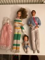 Barbie set met man en baby. Zgs. 20,00, Verzamelen, Poppen, Ophalen of Verzenden, Zo goed als nieuw, Babypop