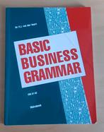 Basic business grammar ISBN 9789066753754, Gelezen, Ophalen of Verzenden, MBO