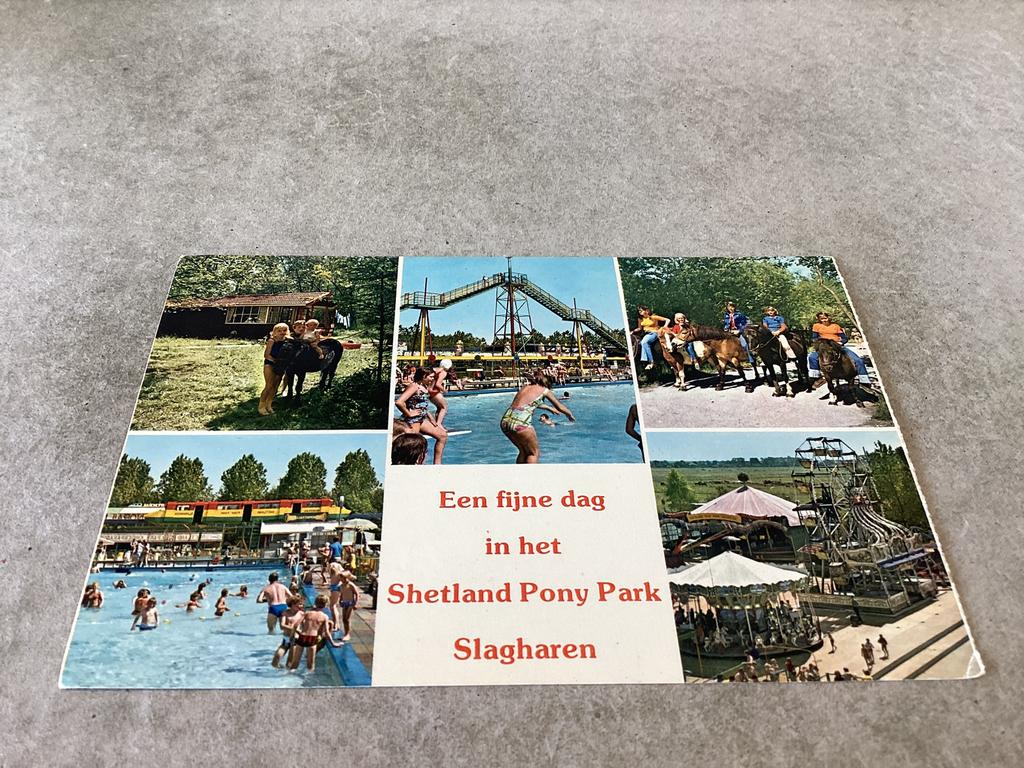 Slagharen.     Shetland Pony Park, Ophalen of Verzenden, Overijssel