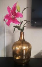 XL vaas inclusief kunstbloem ZGAN, Overige kleuren, Ophalen of Verzenden, Minder dan 50 cm, Glas