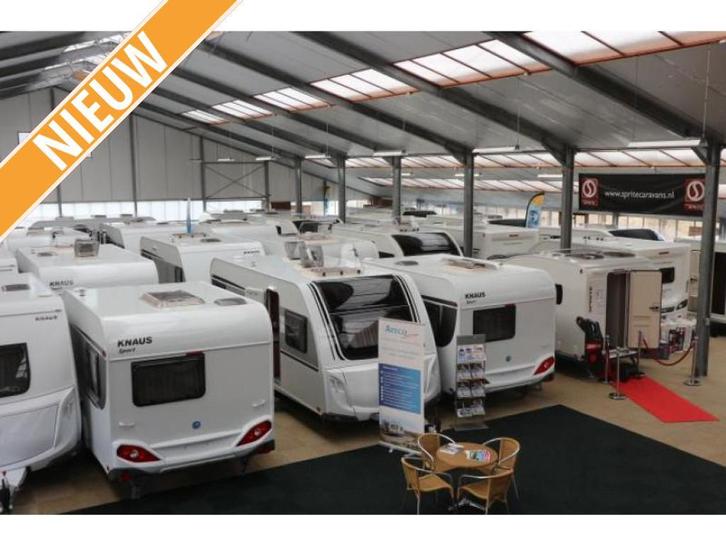 Knaus Sport 500 EU prijs incl div opties, Caravans en Kamperen, Caravans, Bedrijf, tot en met 4, 1000 - 1250 kg, Overige, Knaus