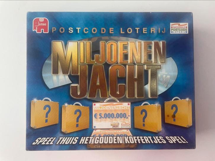 Postcode loterij miljoenenjacht spel TV-spel COMPLEET, Hobby en Vrije tijd, Gezelschapsspellen | Bordspellen, Zo goed als nieuw