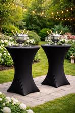 Statafels met champagne schalen te huur, Ophalen