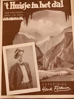 Bladmuziek " 't Huisje in het dal", Muziek en Instrumenten, Ophalen of Verzenden, Zo goed als nieuw