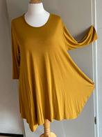 Peet: Okergeel Made in Italy tuniek tot maat 50/52, Made in Italy, Overige kleuren, Blouse of Tuniek, Ophalen of Verzenden