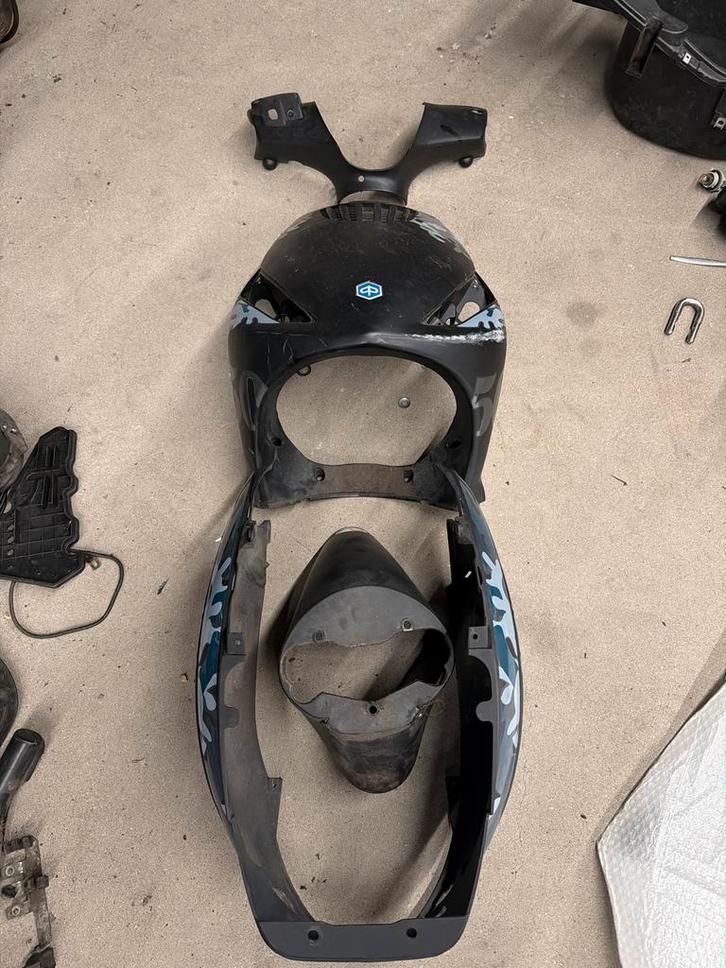 Zip Kappenset, Fietsen en Brommers, Brommeronderdelen | Scooters, Gebruikt, Piaggio, Kap, Ophalen of Verzenden