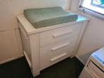 Bopita commode wit + wandplankje, Ophalen, 50 tot 70 cm, Voetruimte, 100 cm of meer