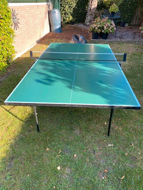 Outdoor tafeltennistafel Buffalo te koop, Sport en Fitness, Tafeltennis, Gebruikt, Tafel Outdoor, Inklapbaar, Verrijdbaar, Ophalen