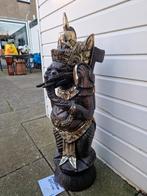 Extra groot houten origineel Ganesh beeld 80cm + Sint kerst., Antiek en Kunst, Ophalen of Verzenden