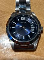 Heren horloge Maty, Overige merken, Staal, Staal, Ophalen of Verzenden