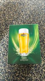 Bier glazen ellipse Heineken, Verzamelen, Biermerken, Heineken, Glas of Glazen, Ophalen of Verzenden, Zo goed als nieuw
