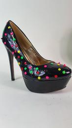 Sergio Todzi pumps, stiletto met spikes, zwart. Maat 40. 8A4, Tweedehands verkoop, Tweedehands verkoop, Zwart, Ophalen of Verzenden