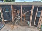 Kippenhok  / voliere, Dieren en Toebehoren, Vogels | Hokken en Kooien, Ophalen, Zo goed als nieuw, Hout, Volière