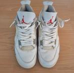 Air Jordan 4 Retro White Oreo - Maat 43 - Origineel 2021, Ophalen of Verzenden, Gedragen, Jordan, Wit