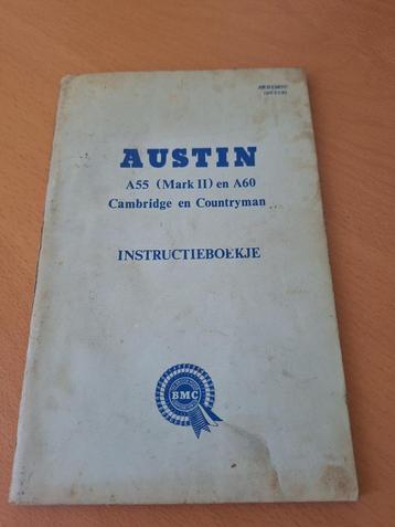 Austin instructieboekje A55 en A60 beschikbaar voor biedingen